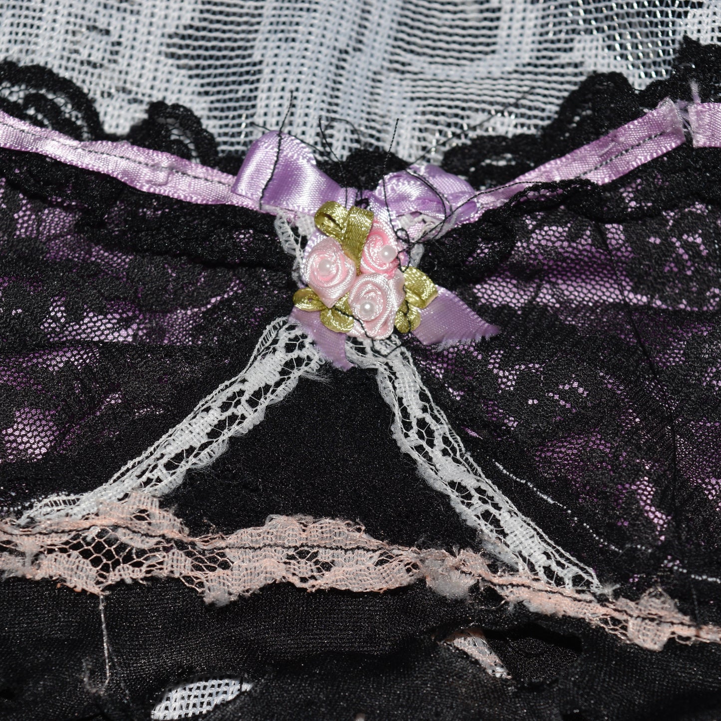 purple lingerie top 34a
