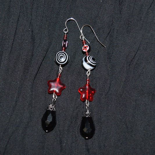 dark valentine earrings